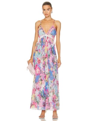 chinese dress ladies Aster Bloom Maxi Dress main image 0