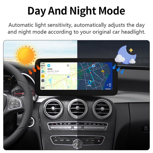 12.3'' Wireless Car Stereo Linux Touch Screen For Benz C W205 X253 V W447 Mirror - Picture 10 of 13