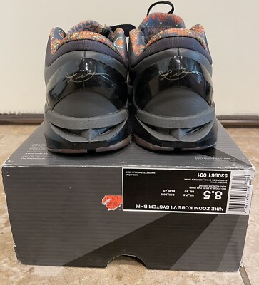 Nike Zoom Kobe VII System BHM Black History Month 530961-001 Mens