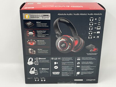 Sound Blaster EVO ZxRエンターテインメントヘッドセット Creative Worldwide Support - Sound Blaster EVO Zx