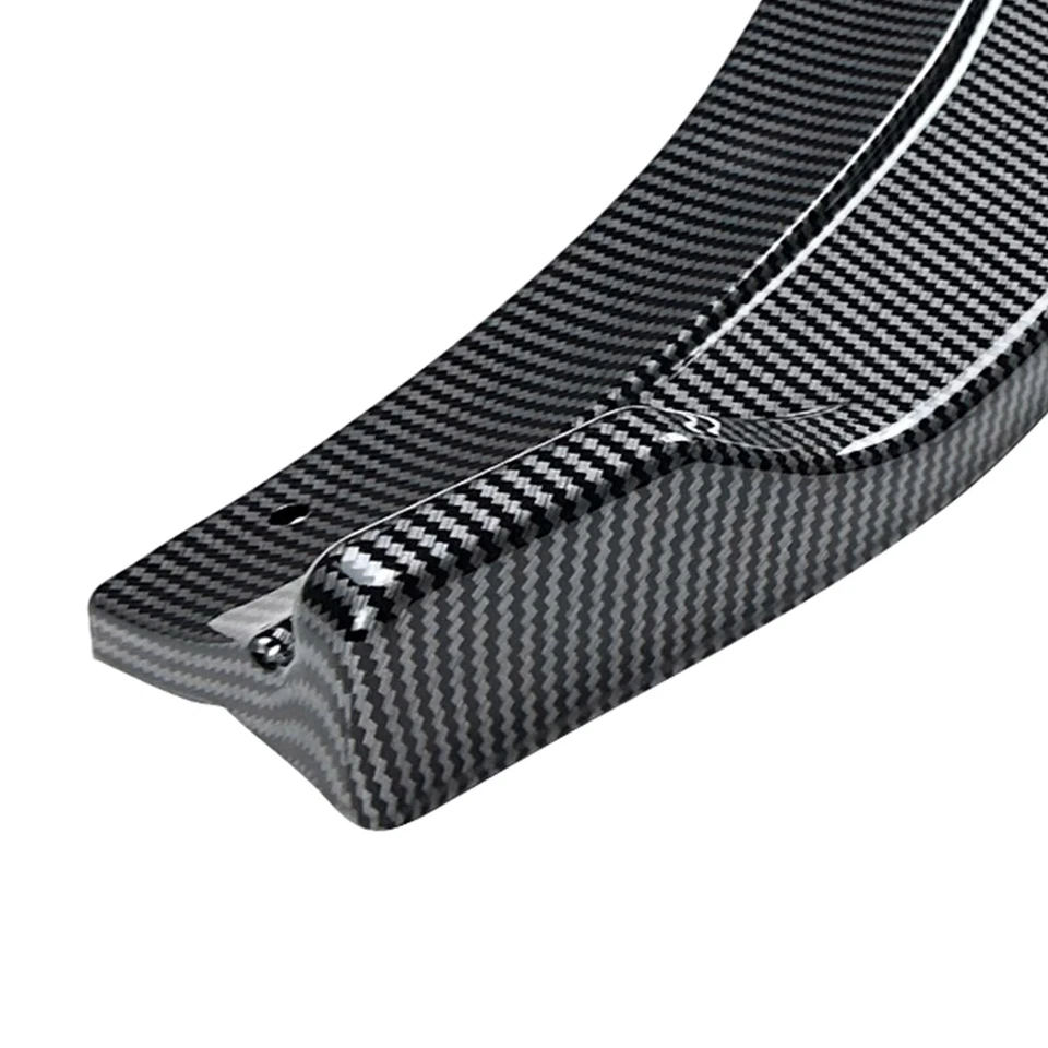 Labio de alerón de parachoques delantero con aspecto de fibra de carbono para Ford Focus ST MK3.5 2015-18 2017 Foto 4 de 4