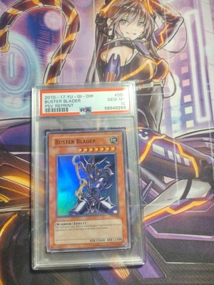 PSA 10 GEM MINT Buster Blader PSV-050 ULTRA RARE REPRINT Yugioh