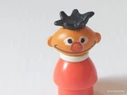 Sesame Street Fisher Price Little People Ernie Muppets Figure Vtg 1970s