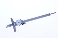 8"/200mm Dual Dial Depth Gage Caliper