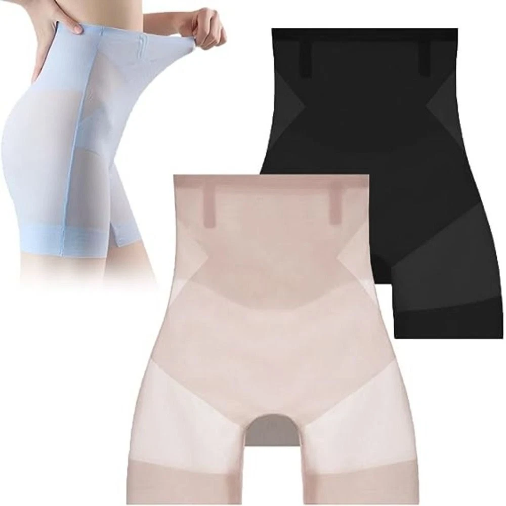 Seamless Ultra Thin Cooling Pants High Waisted Tummy Control Pants