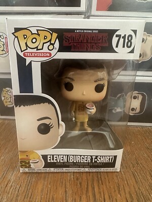 Eleven (Burger T-Shirt) 718 - Stranger Things -Figurine Funko Pop! Première  Ed