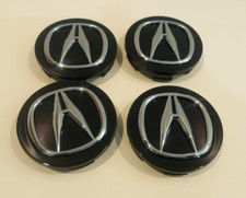Acura Wheel Center Caps 69mm Blackchrome Set Of 4
