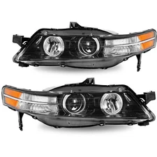 HID Headlights Assembly Pair For 2004-2008 Acura TL Type-S Model 04-08 L+R