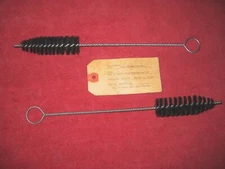 2 -  ORIG.  WW II THOMPSON .45 CAL. M-6 CHAMBER CLEANING BRUSHES DATE  1/8/43
