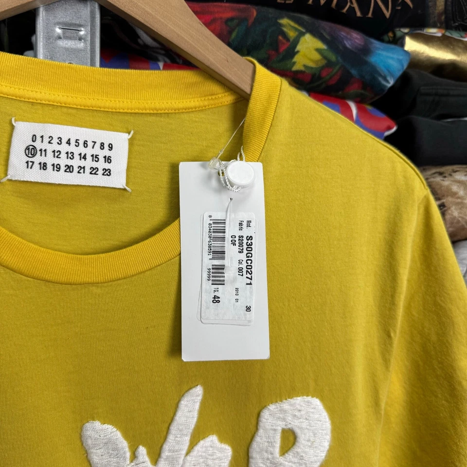 CAMISETA NUEVA CON ETIQUETAS MAISON MARTIN MARGIELA PRIMAVERA/VERANO 2010 LOGO "FLOR" Talla 48 (~M) Foto 4 de 4