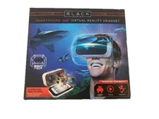 Black Series Smartphone 360 Degree Virtual Reality Headset w/ Head Strap
