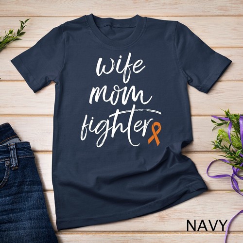 Camiseta unisex Múltiple Sclerosis Awareness Products MS Ribbon Fighter Mamá - Imagen 8 de 15
