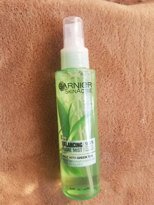 Garnier SkinActive Balancing Facial Mist Green Tea 4.4 fl oz. Vegan Formula 