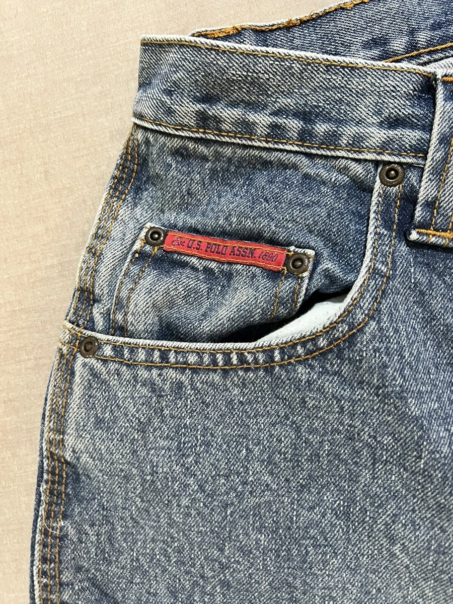 Vintage U.S. Polo ASSN. Carpenter Jeans Mens 32x30 Straight Leg Y2K New