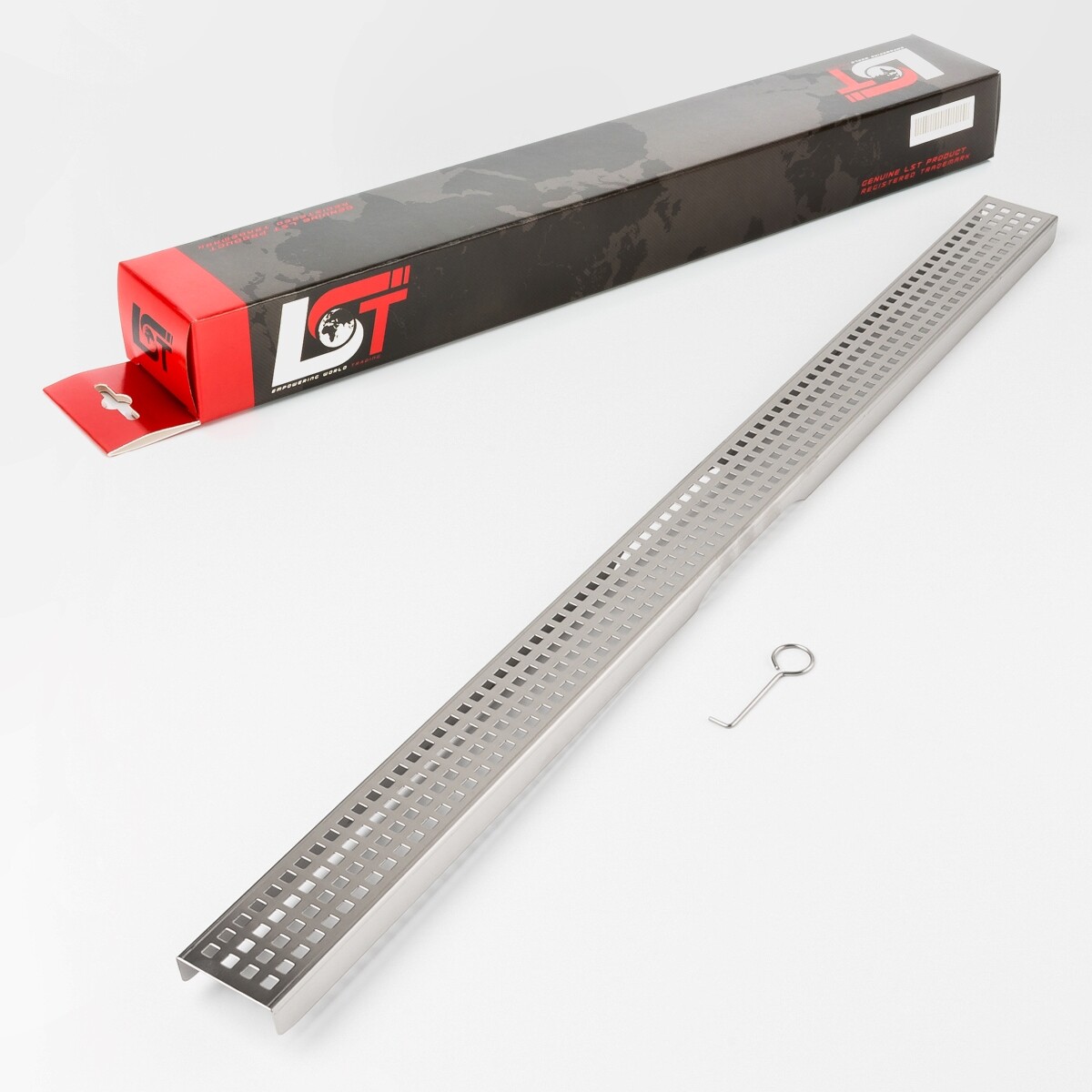 Shower grate square drain cover grid for 900 x 70 mm shower channel