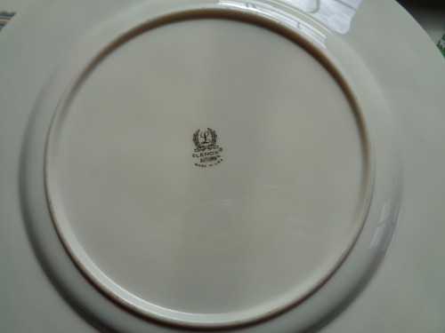 Set of 12 LENOX AUTUMN Fine China Dinner Plates Vintage Gold Backstamp 10.5” - Bild 5 von 9
