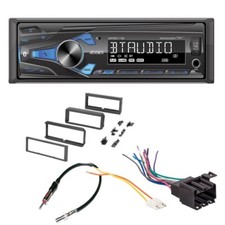 Single Din Bluetooth Car Stereo AM/FM Radio  kit for 1982-UP Buick/Chevy/GM
