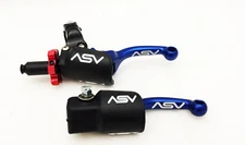 ASV F3 Front Brake Pro Pack Clutch Perch Lever Shorty Blue Yamaha YFZ 450R 450X