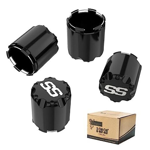 Golf Cart ITP SS Wheel Center Hub Cap 8,10,12 Inch Push in Style,SS