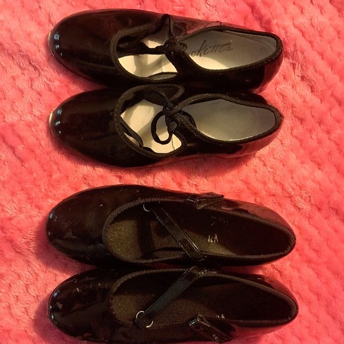 Black Tap Shoes - 2 pairs - Size 12 (ABT) and 10.5 (Rockettes) - Used 
