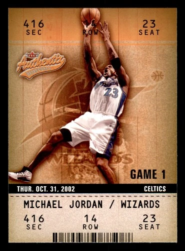 2002-03 Fleer Authentix #72 Michael Jordan