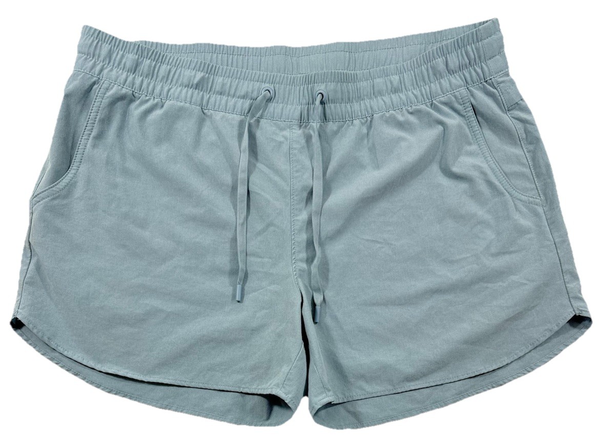 Eddie Bauer Women’s Large Blue Drawstring Shorts Casual Lightweight