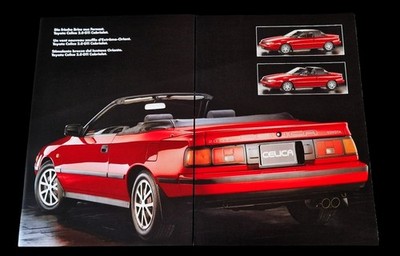 Toyota Celica Convertible Cabriolet T18 Brochure Brochure Switzerland 1988 89