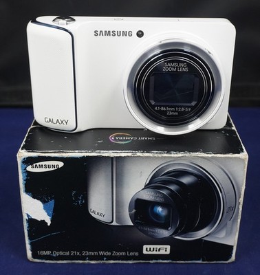 Samsung Galaxy Camera EK-GC110 16MP 21x Zoom Wi-Fi White HDMI Compact