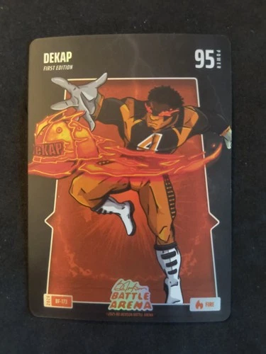 2026 Bo Jackson Battle Arena DeKap Battlefoil Fire #BF-173 DK Metcalf