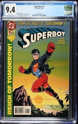 Superboy #1 (DC Comics February 1994), CGC 9.4 Near Mint