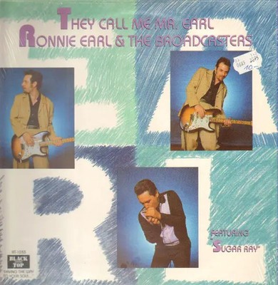 LP Ronnie Earl & The Broadcasters They Call Me Mr. Earl NEAR MINT Black Top