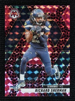 2025 Panini Mosaic Spectris Pink Mosaic Prizm 5/13 Richard Sherman #222 9su