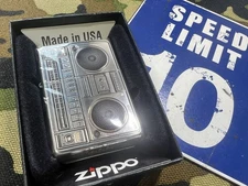 new ZIPPO Lighter with a retro radio-cassette design that will stick to the