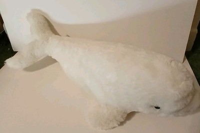 Fiesta White Beluga Whale 24'' Plush Stuffed Animal