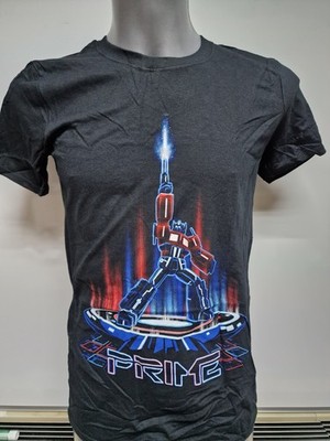 Transformers Optimus Prime 100% cotton print geek Black T-Shirt Unisex UK - XL