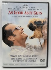 As Good As It Gets DVD Widescreen Jack Nicholson Helen Hunt Greg Kinnear 1997