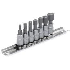 DAKCOS Hex Bit Socket Set 1/4" Drive 7 Pieces Allen Key Socket Set Metric 4mm...
