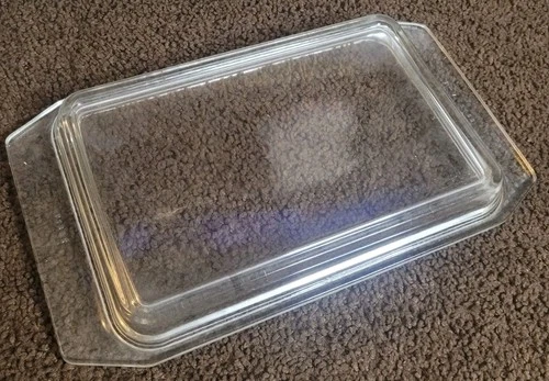 Vintage Pyrex #550C Space Saver 550 C 28 Lid Only RARE PYREX CLEAR