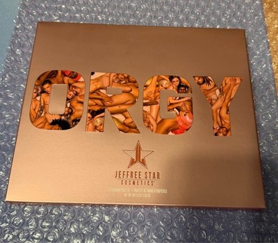 Jeffree Star Cosmetics NEW Orgy Artistry Eyeshadow Palette w/ Box Makeup