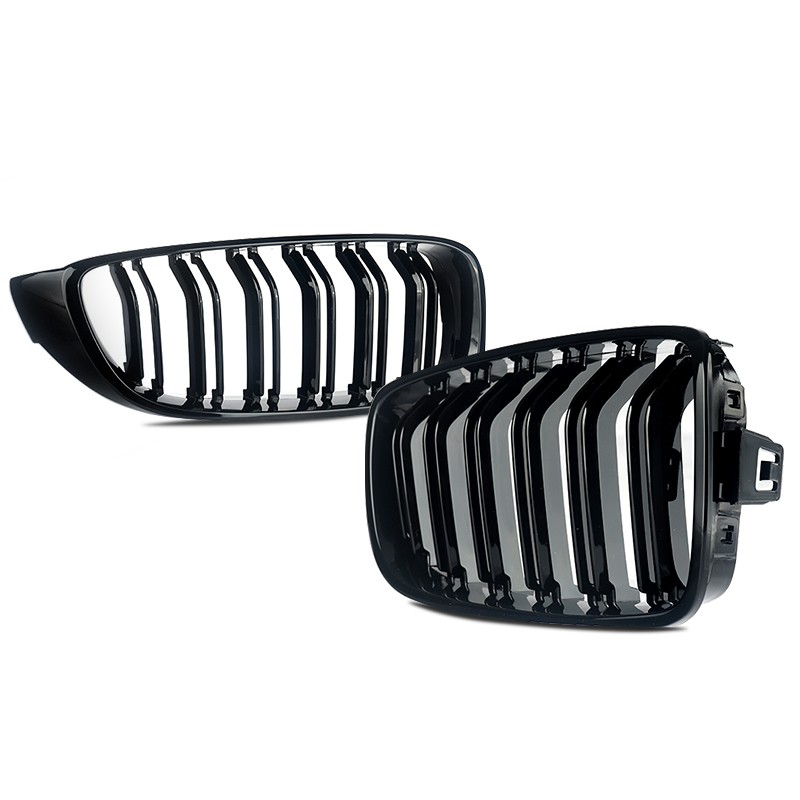 For BMW F32 F33 F36 420i 428i 430i F80 M3 F83 M4 Dual Slats Front Kidney Grille