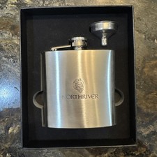 Stainless Steel NWB  6oz Flask And Funnel Gif...