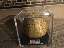 1927 signed Babe Ruth American League Baseball