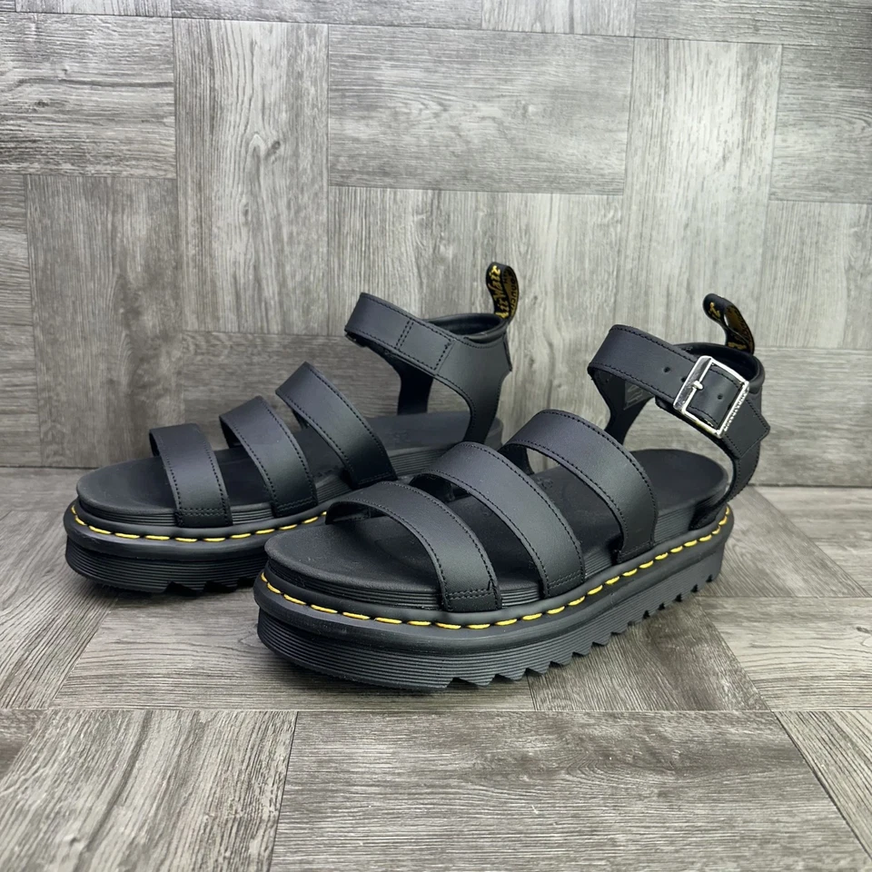 Sandalias de plataforma Dr. Marten's Blaire para mujer talla 8 negras Foto 3 de 4