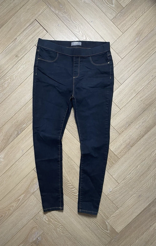 Dorothy Perkins Eden Dark Wash Jeggings Size 14 Stretch Denim - Image 2 of 4