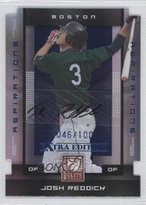 2008 Donruss Elite Extra Edition Aspirations Die-Cut /100 Josh Reddick Auto 2u8