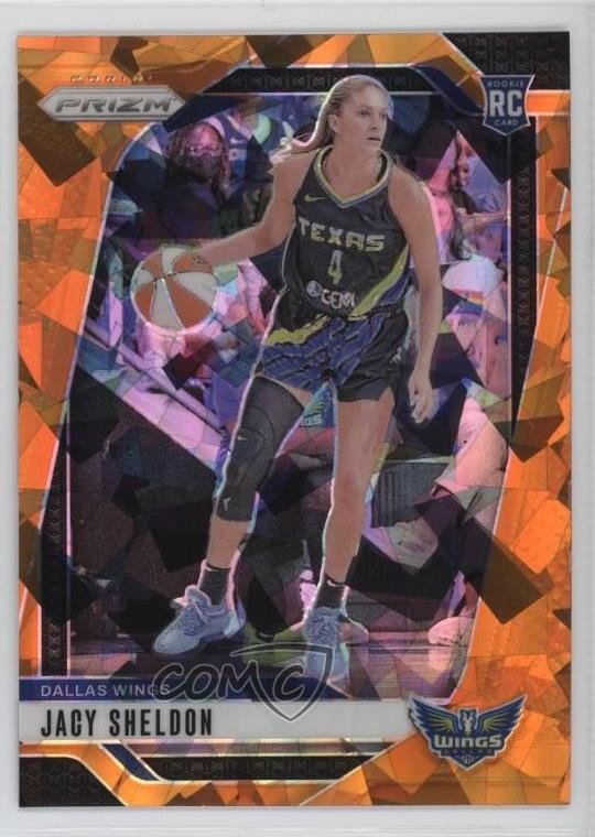 2024 Panini Prizm WNBA Orange Ice Prizm Jacy Sheldon #4 1f74