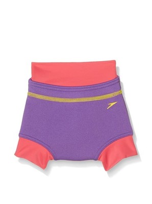 Speedo Baby Schwimmwindel Badeanzug Schwimmhose Violett/Rosa,80 cm (9-12 Monate)