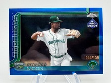 2025 Topps Pro Debut BERNARD MOON Chrome Blue Refractor /150 #PDC124