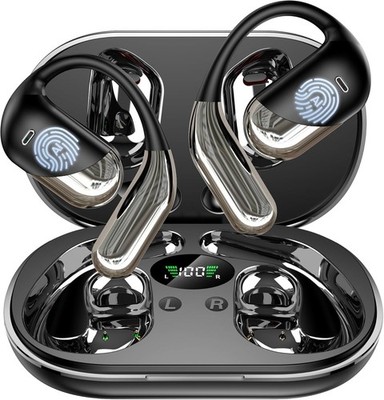 AI Translator Kopfhörer Echtzeit 144 Sprachen & Akzente 3-in-1 Open Ear Wireless