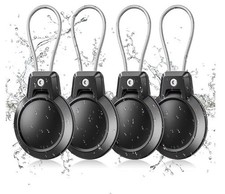 Waterproof AirTag Keychain Holder - 4 Pack